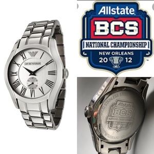 Special Edition Emporio Armani 2012 BCS Championship Game Watch